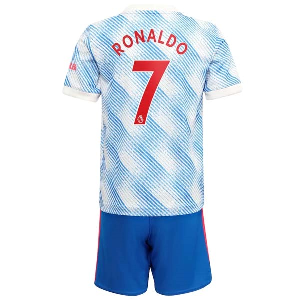 Camiseta Manchester United NO.7 Ronaldo Niño 2nd 2021-2022